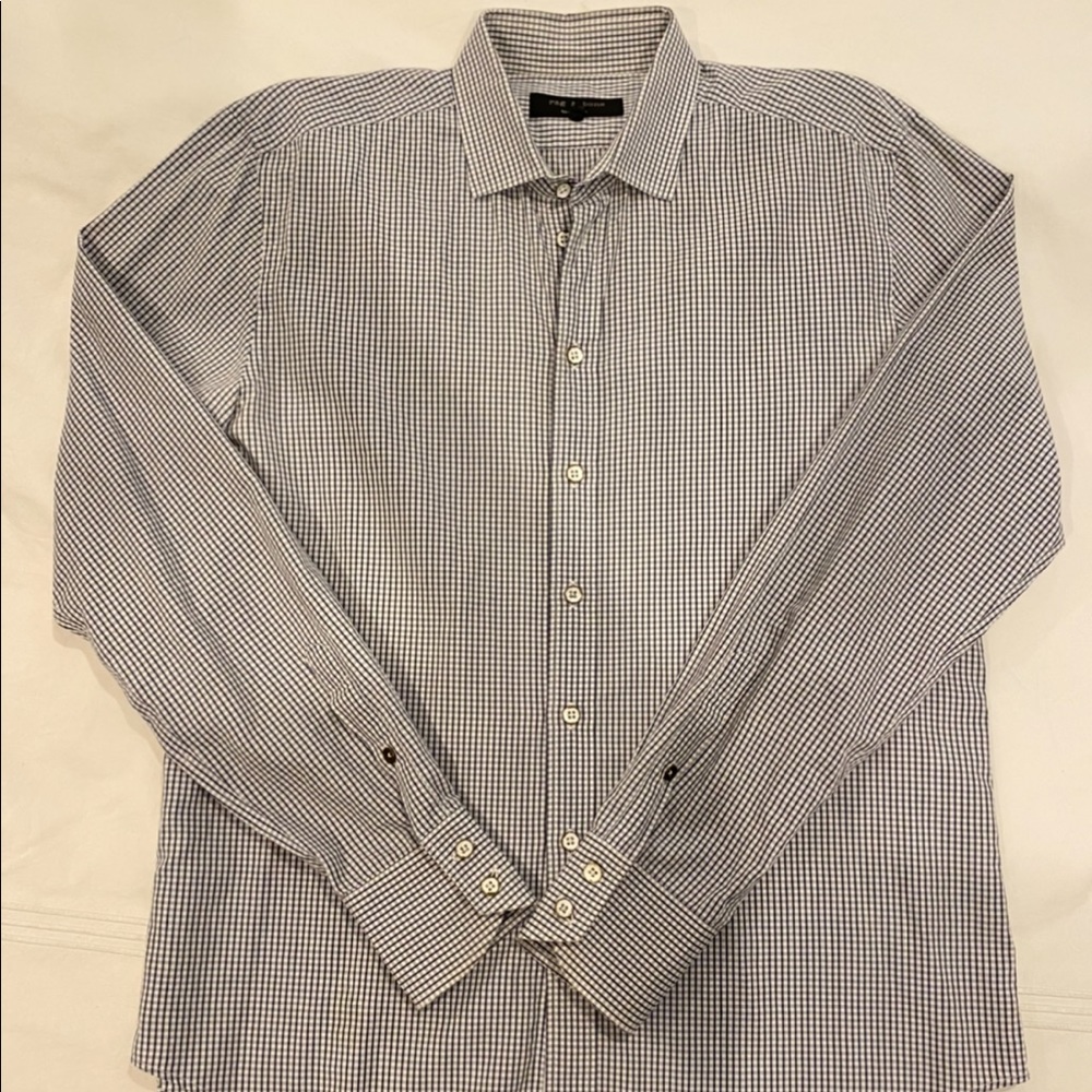 rag & bone men’s button down shirt